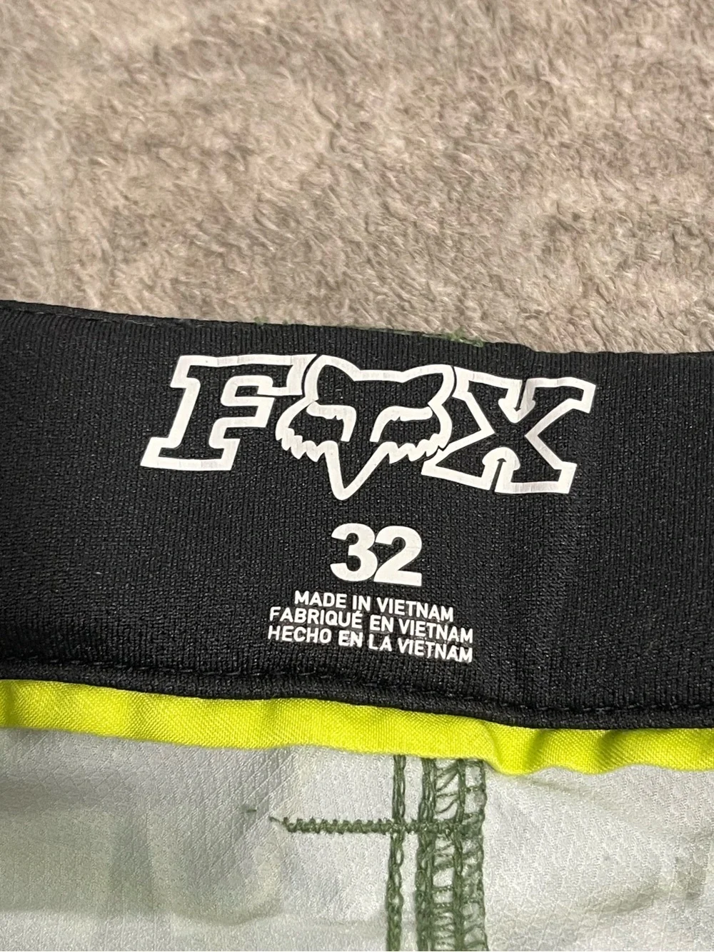 FOX Racing Ranger Padded Plaid Cargo Shorts - Picture 3 of 8